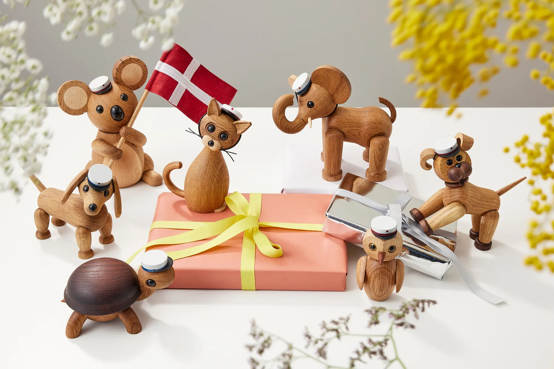 클레버 아울 나무 데코레이션 9.8 cm, Oak Spring Copenhagen | 스프링 코펜하겐