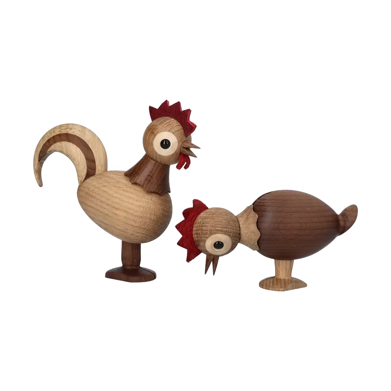 라이즈 루스터 나무 데코레이션, Beige, 4.2x12x10.5 cm Spring Copenhagen | 스프링 코펜하겐
