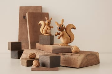 Peanut 다람쥐 데코레이션 8.5 cm - Oak - Spring Copenhagen | 스프링 코펜하겐