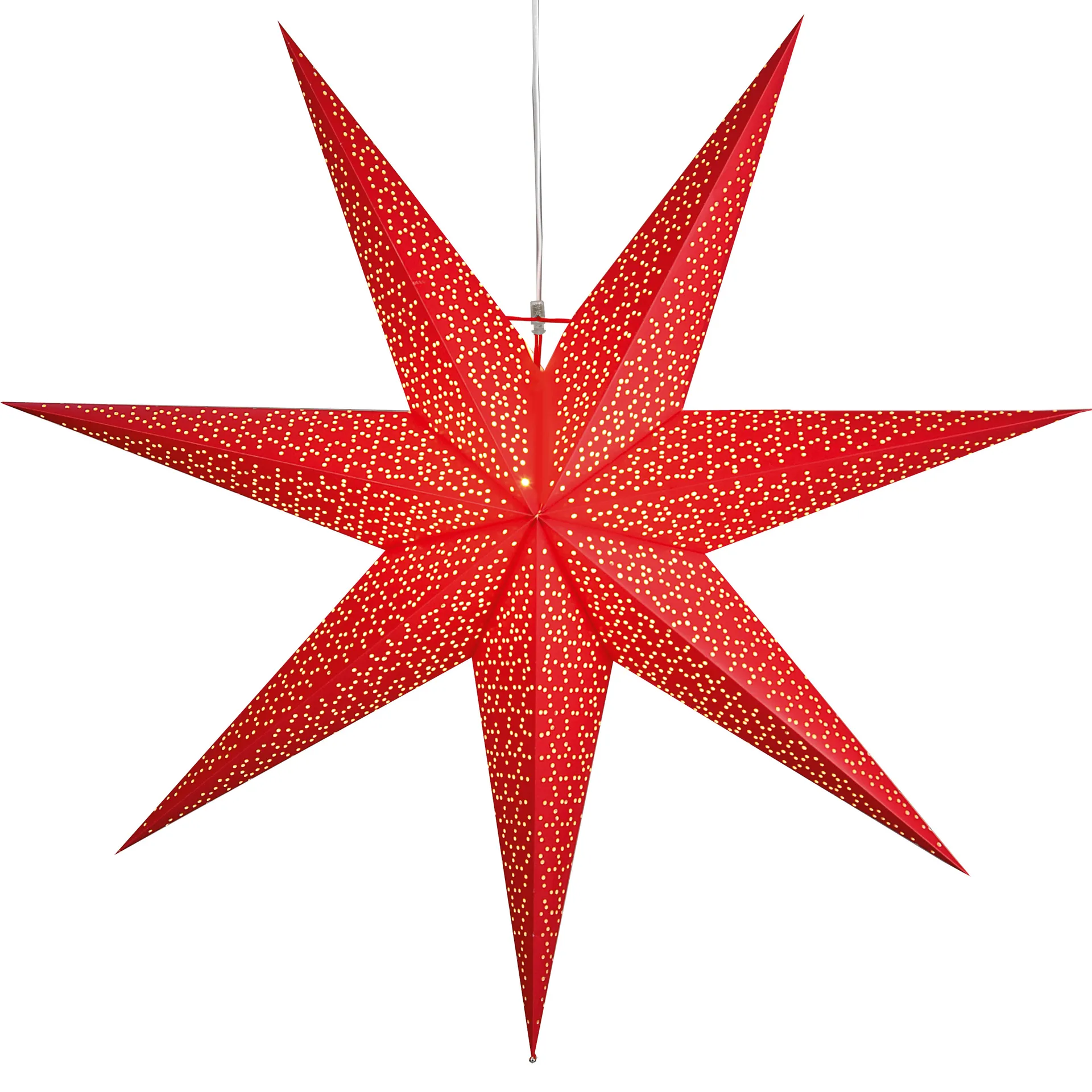 도트 대림절 별 조명 100 cm, red Star Trading | 스타트레이딩