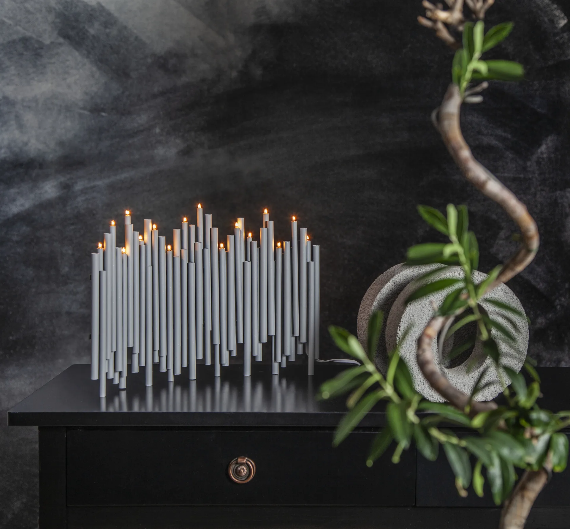 노트 대림절 캔들 조명 25x35 cm, grey Star Trading | 스타트레이딩