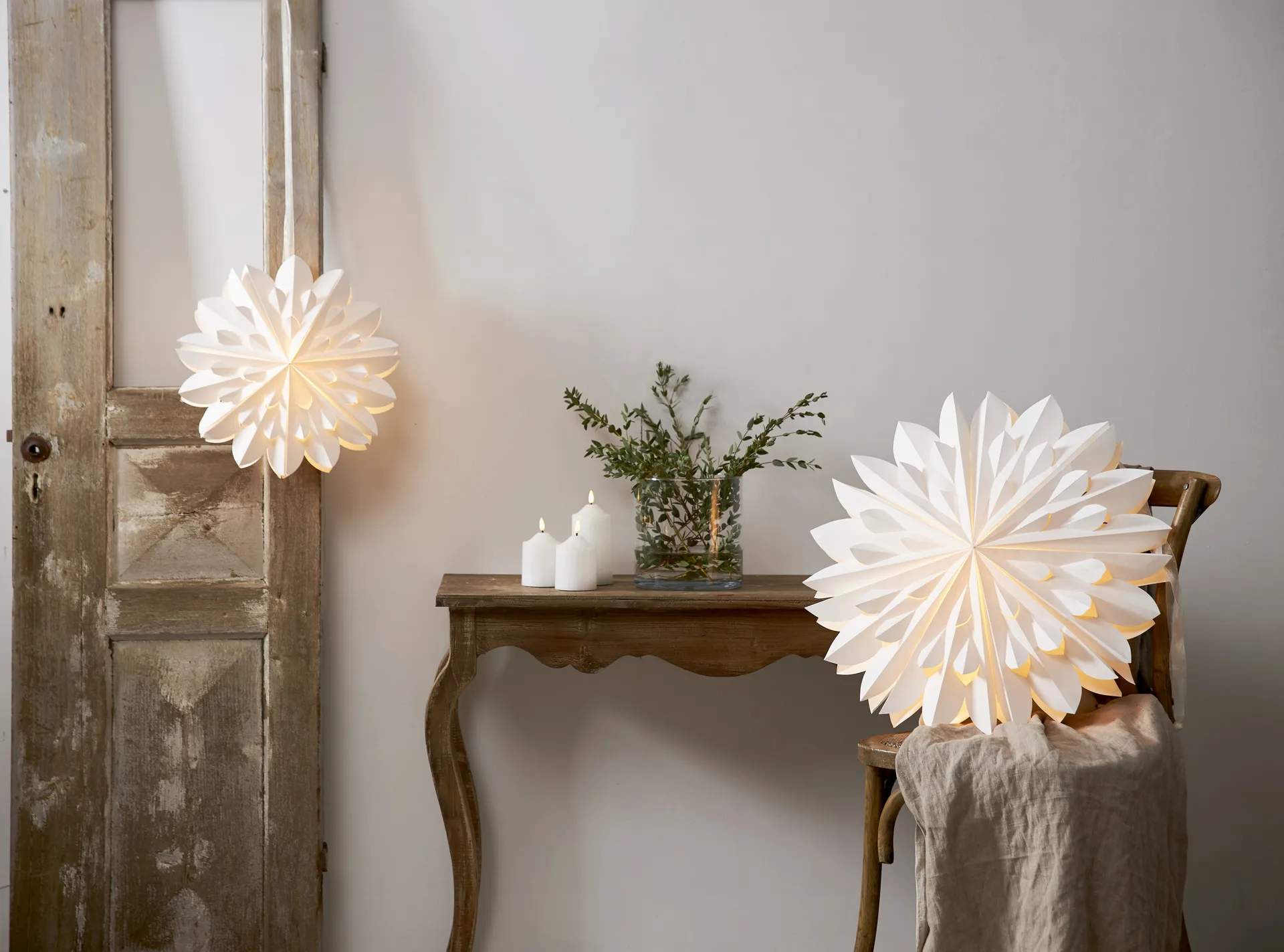 클립 대림절 별 전등갓 Ø40 cm, White Star Trading | 스타트레이딩