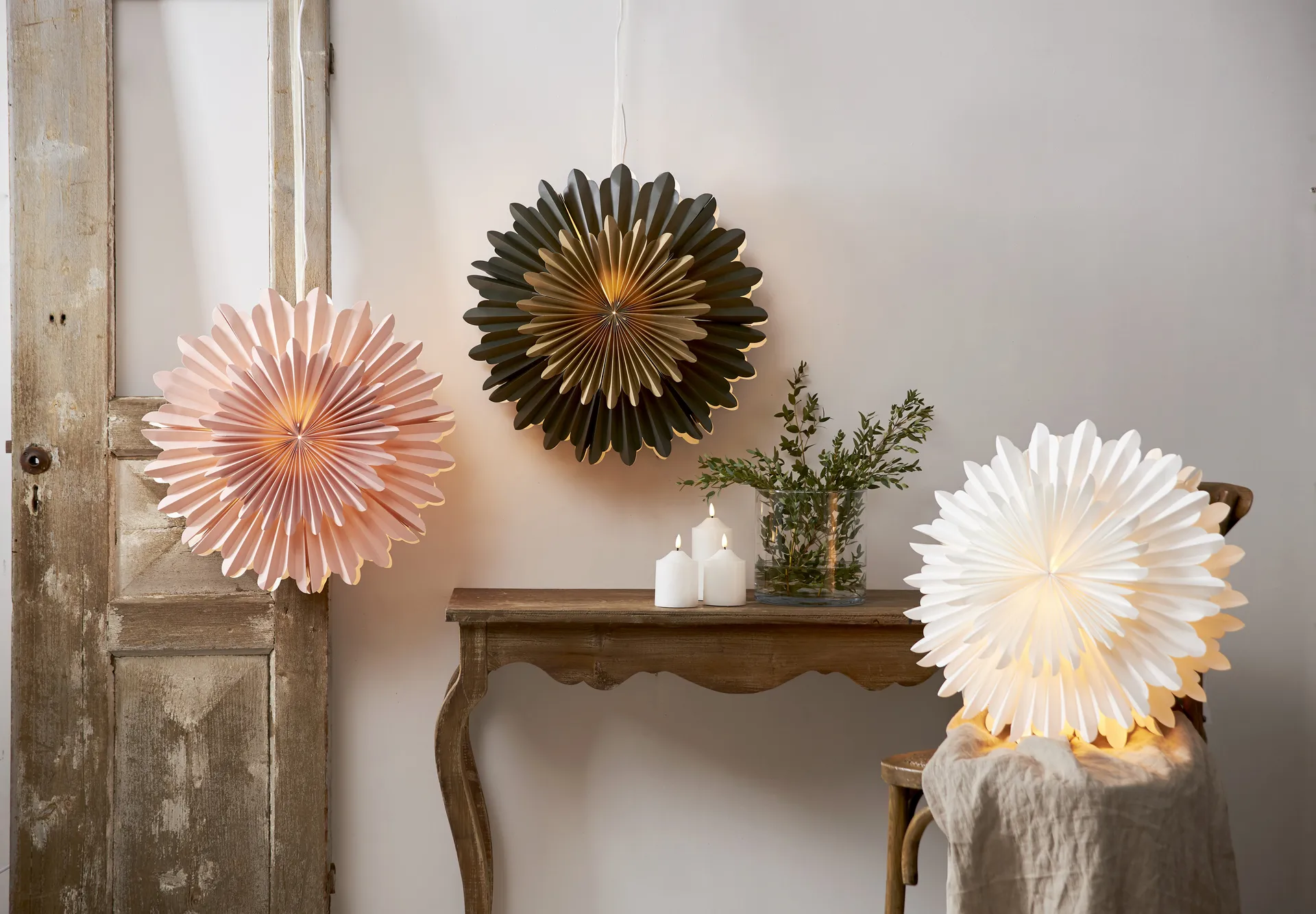 크리스탈 대림절 별 전등갓 Ø50 cm, Pink Star Trading | 스타트레이딩