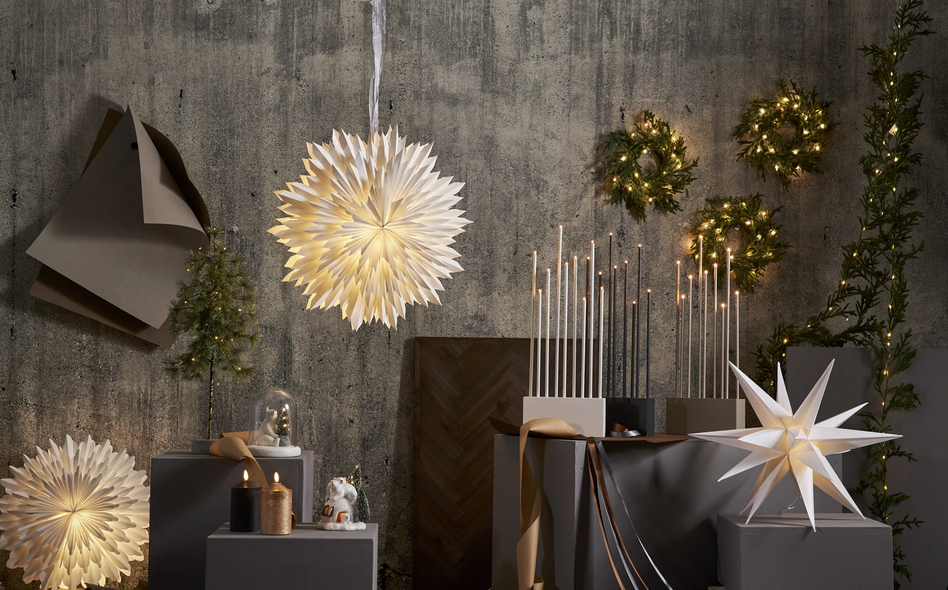 아이스 대림절 별 전등갓 Ø50 cm, White Star Trading | 스타트레이딩