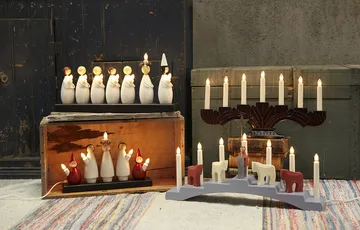 스태판스 포랄 대림절 캔들 조명 7 - Blue - Star Trading | 스타트레이딩