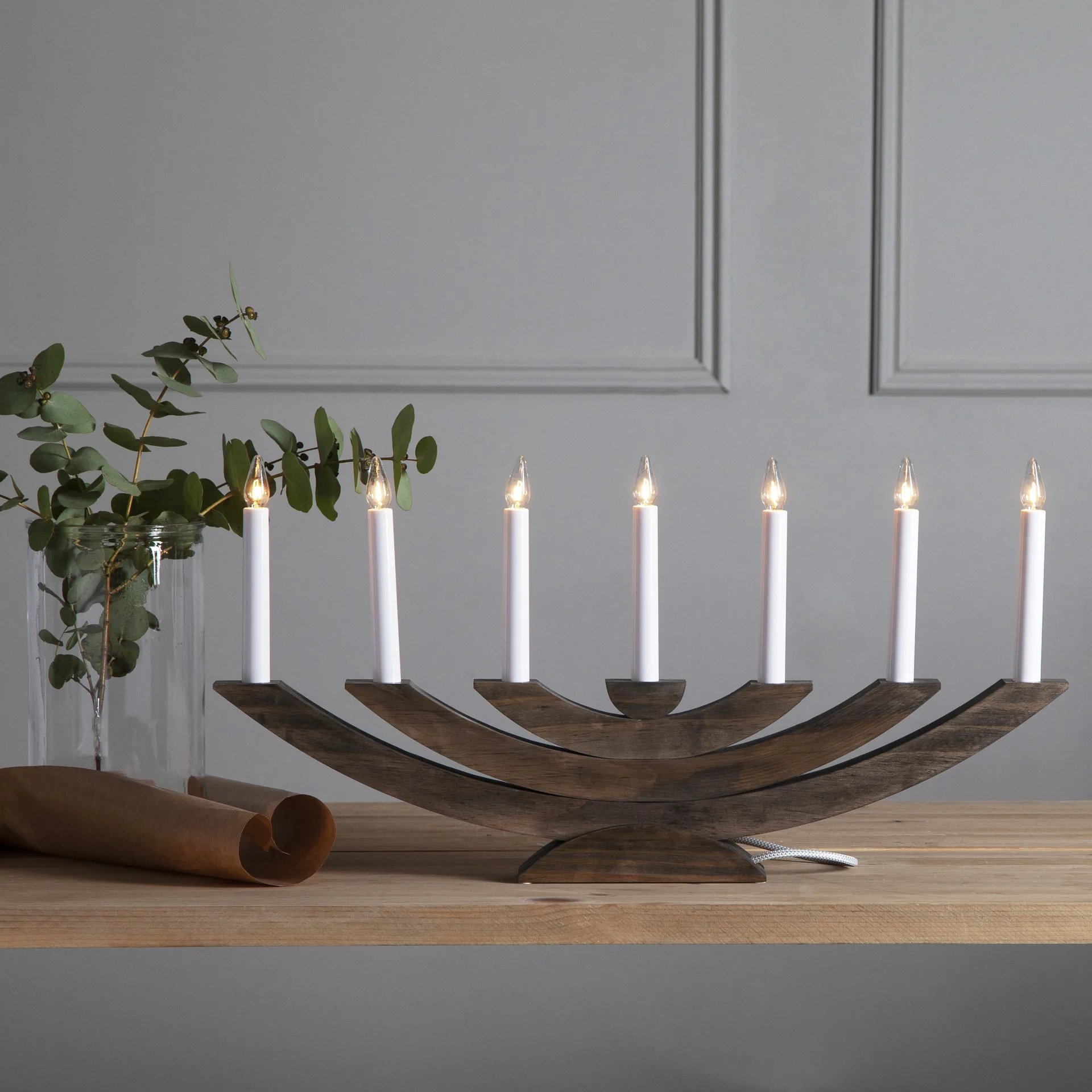 나비다 대림절 캔들 아크 조명, brown Star Trading | 스타트레이딩