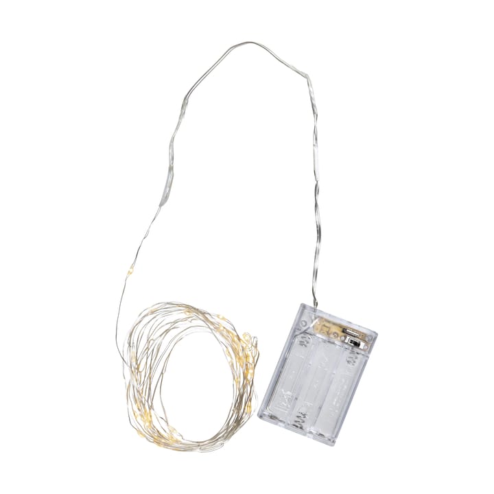 Dew Drop light strand LED with battery, 4 m, silver wire Star Trading | 스타트레이딩