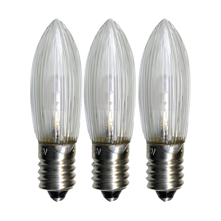 스페어 조명 E10 universal LED 야외용 3개 세트, 0.2W 2100K non-dimmable Star Trading | 스타트레이딩