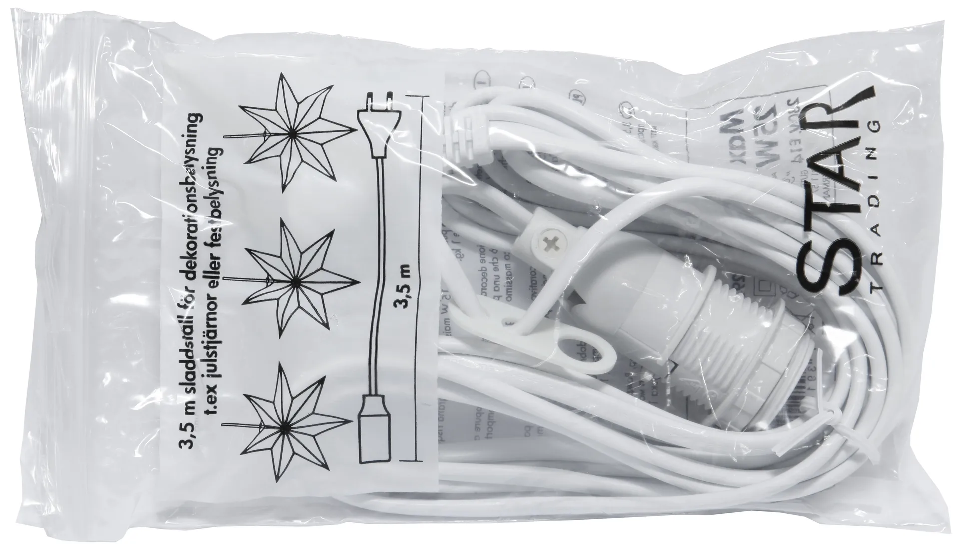 베이직 코드 E14 조명 소켓 3.5 m, White Star Trading | 스타트레이딩