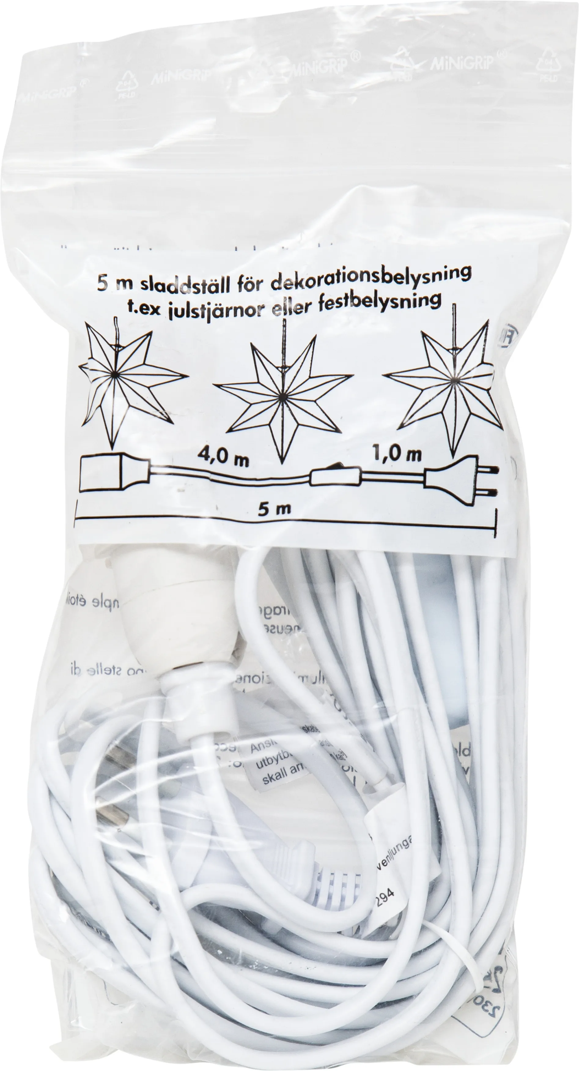 베이직 코드 E14 조명 소켓 5 m & 스위치, White Star Trading | 스타트레이딩