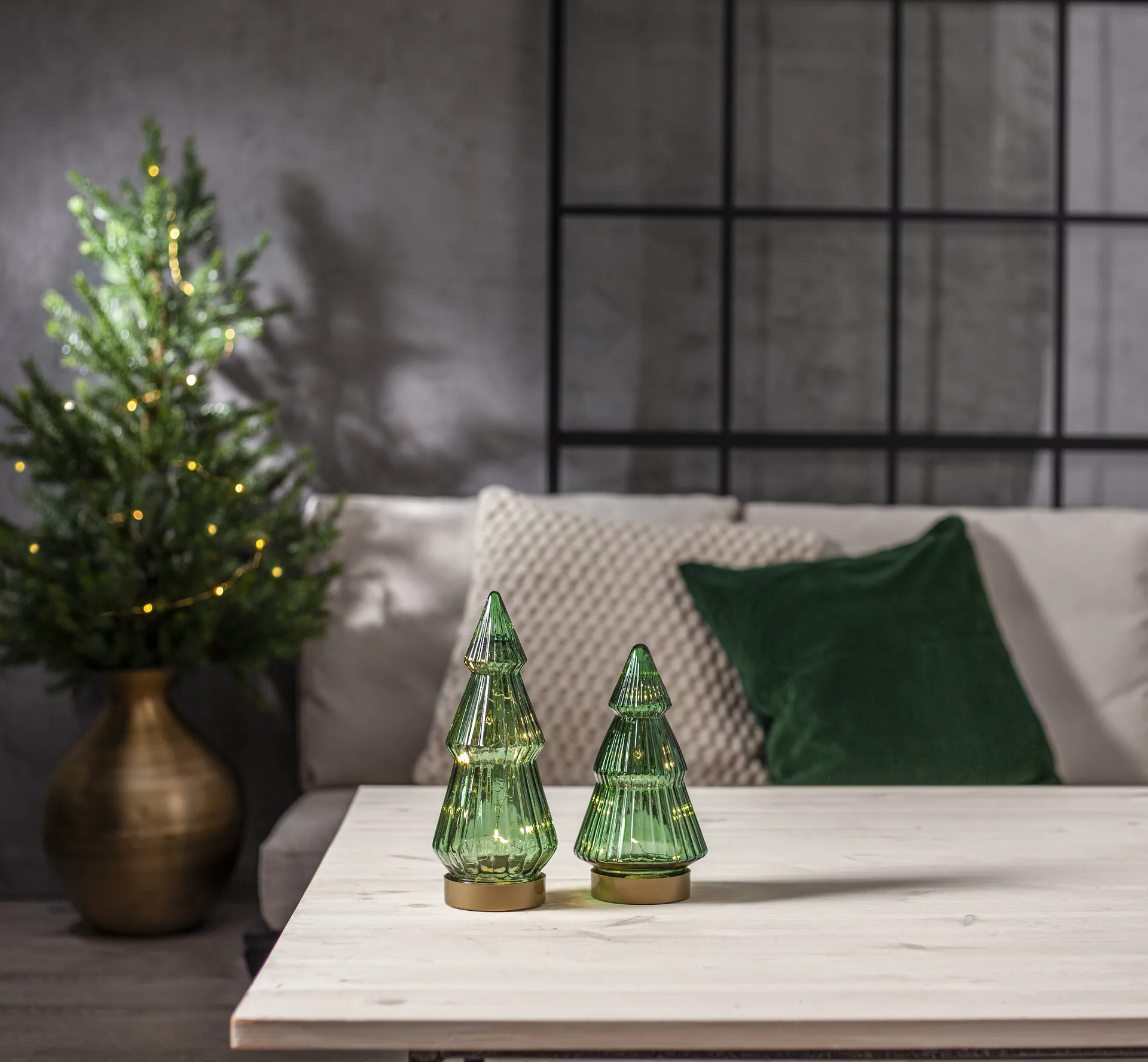 베르데 글라스 데코레이션 LED 20 cm, Green Star Trading | 스타트레이딩