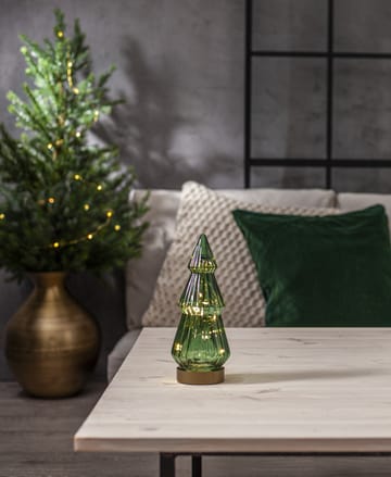 베르데 글라스 데코레이션 LED 24 cm - Green - Star Trading | 스타트레이딩