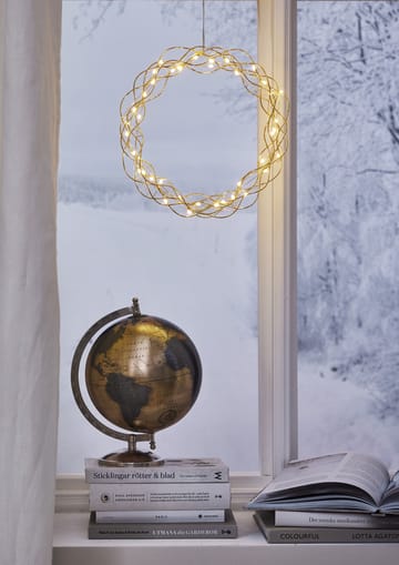 컬리 LED 조명 리스 30 cm - Brass - Star Trading | 스타트레이딩