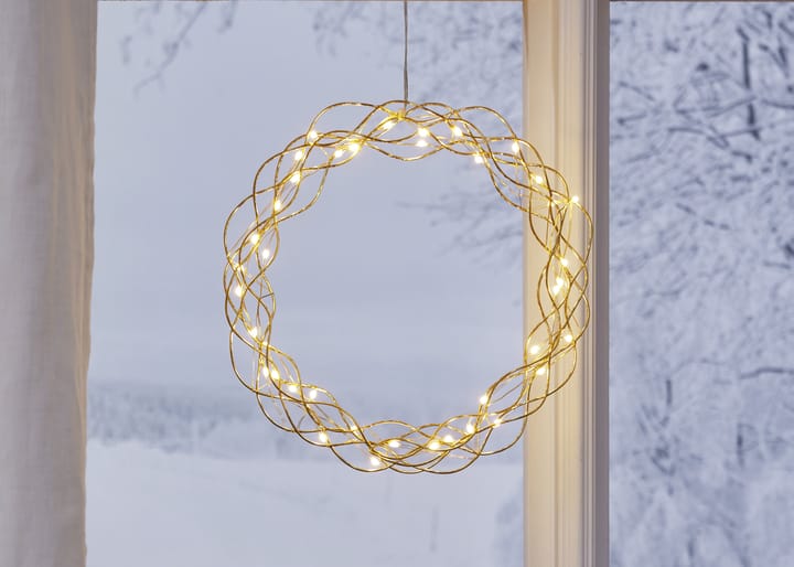 컬리 LED 조명 리스 30 cm, Brass Star Trading | 스타트레이딩
