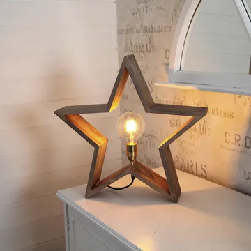 Lysekil 대림절 별 테이블 조명 48 cm - brown - Star Trading | 스타트레이딩