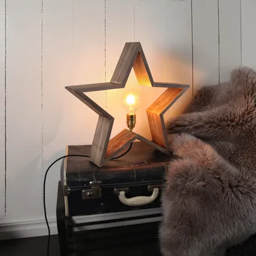 Lysekil 대림절 별 테이블 조명 48 cm - brown - Star Trading | 스타트레이딩