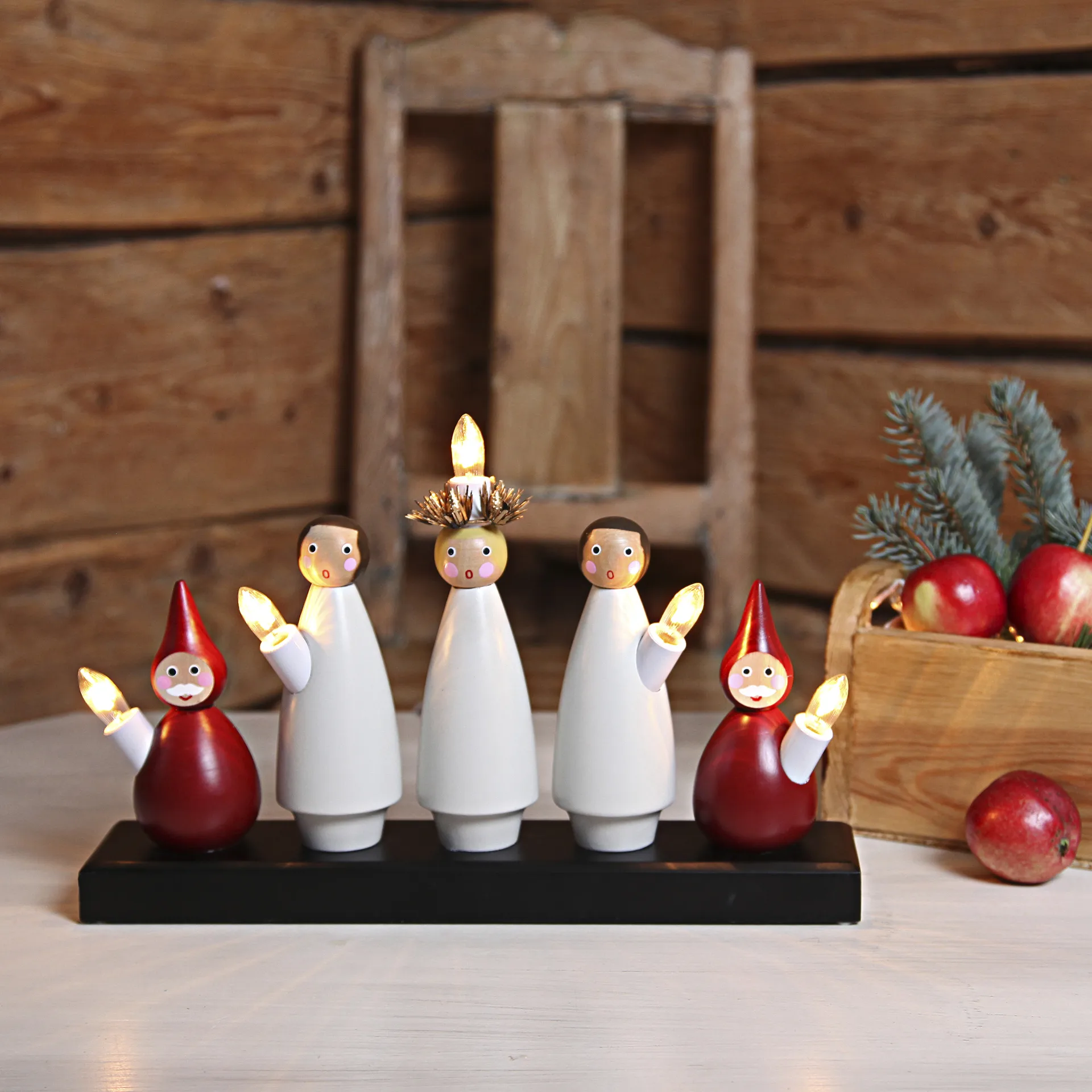 루시아 합창단 캔들 아치 조명, white-red Star Trading | 스타트레이딩