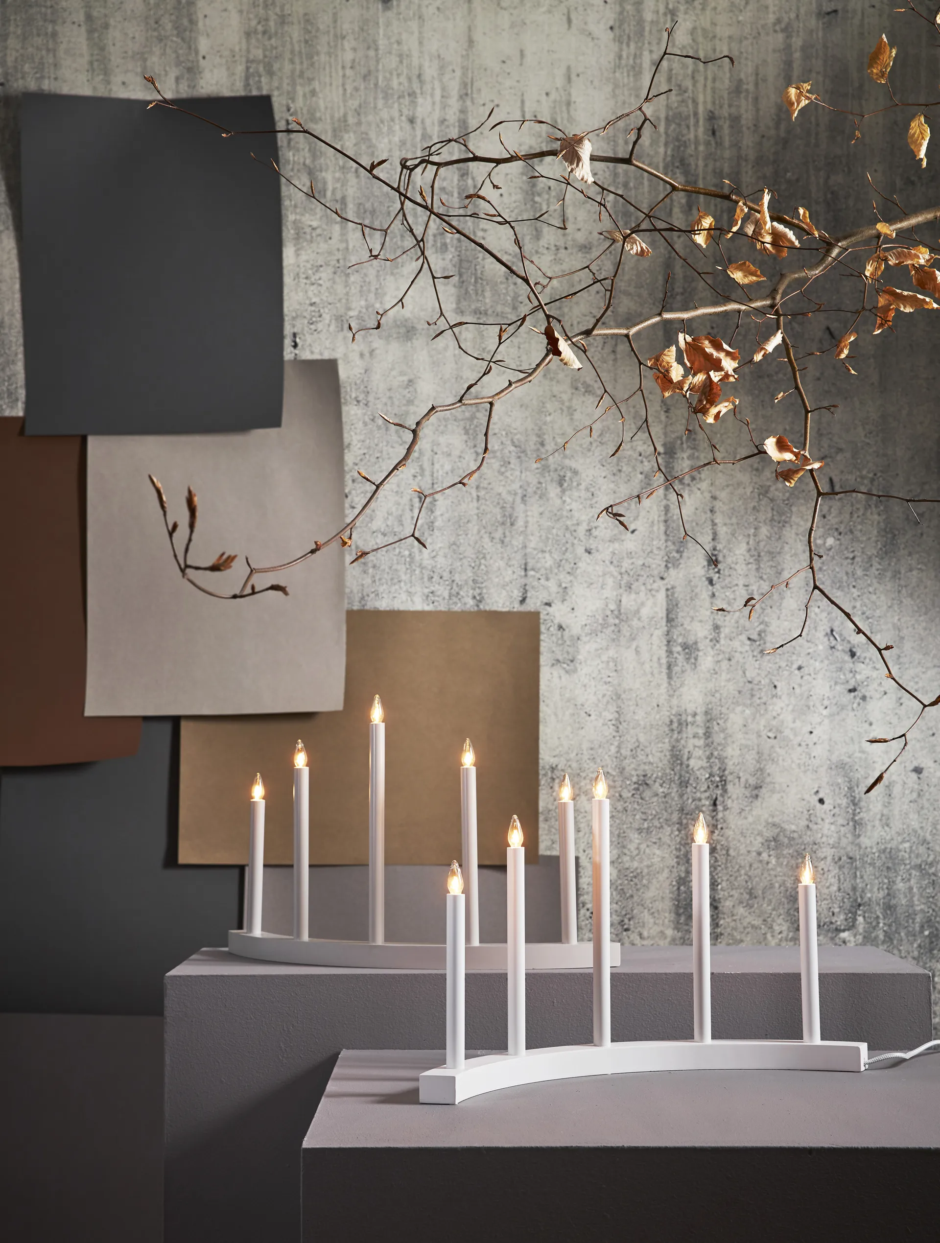 액센트 대림절 캔들 조명, White Star Trading | 스타트레이딩