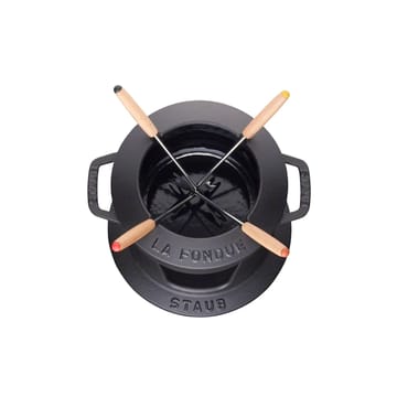 퐁듀 세트 1.1 l - black - STAUB | 스타우브