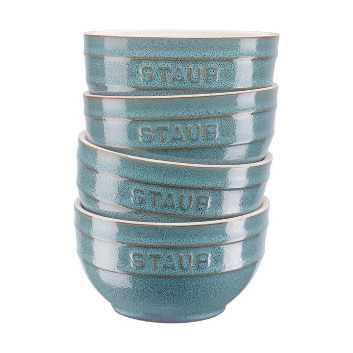보울 세트 Ø14 cm 4개 세트 - Antique turquoise - STAUB | 스타우브