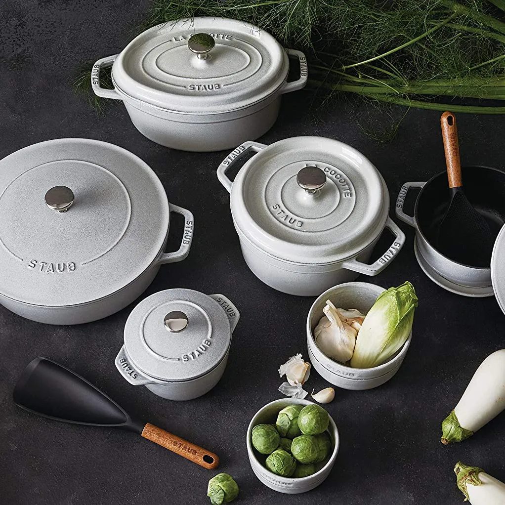 라이스 화이트 트러플 꼬꼬떼 주철 냄비, 1.6 L STAUB | 스타우브