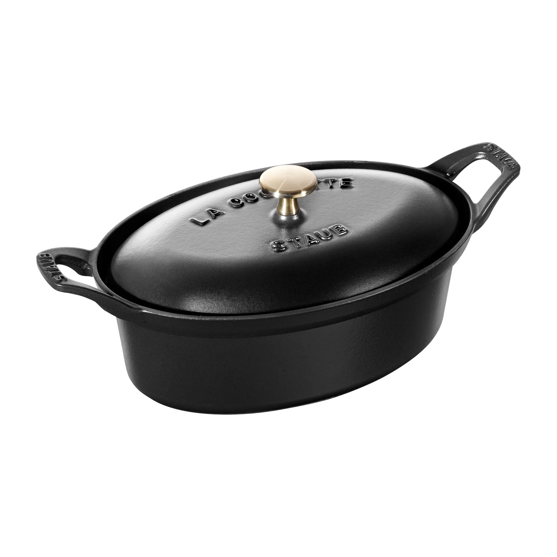 빈티지 라 꼬꼬떼 캐서롤 오벌 디쉬 1.7 L, Black STAUB | 스타우브