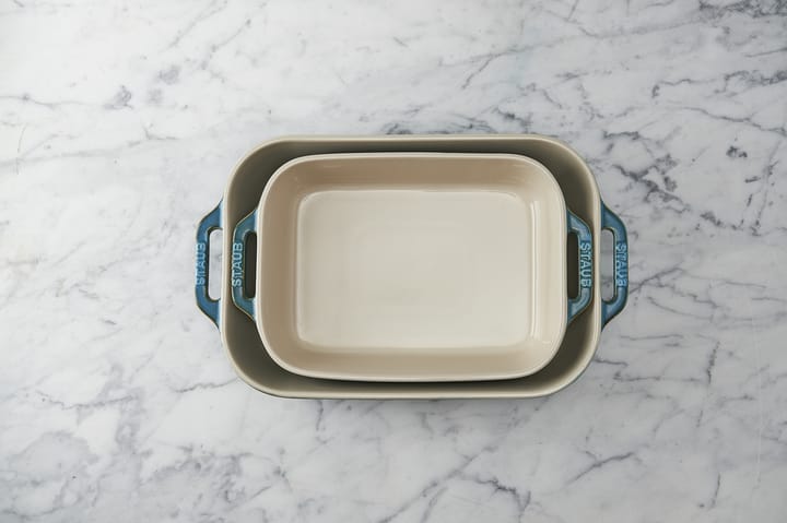 오븐 접시 2개 세트, Antique turquoise STAUB | 스타우브