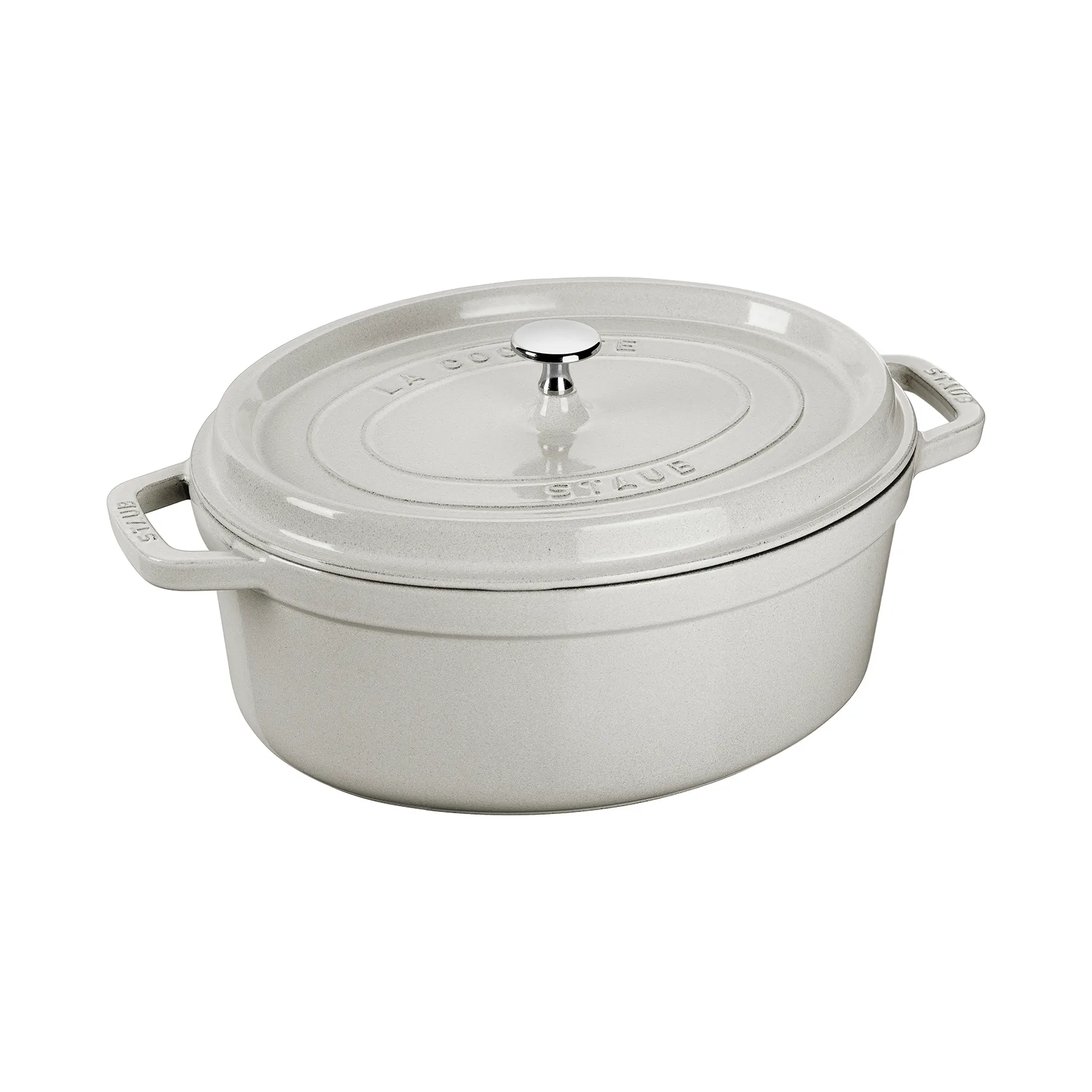 꼬꼬떼 화이트 트러플 오벌, 23cm (2.35L) STAUB | 스타우브