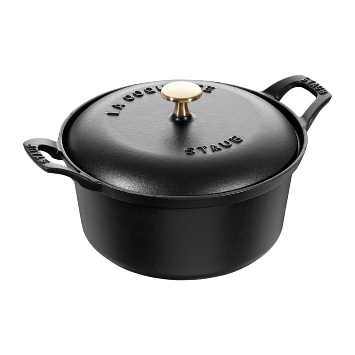 빈티지 라 코케트 원형 냄비 2.45 L, Black STAUB | 스타우브