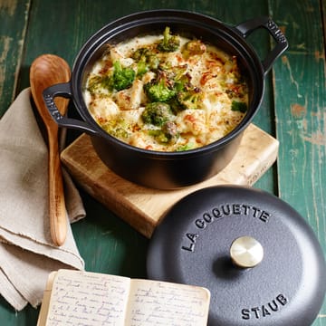 빈티지 라 코케트 원형 냄비 2.45 L - Black - STAUB | 스타우브