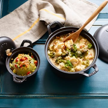 빈티지 라 코케트 원형 냄비 2.45 L - Black - STAUB | 스타우브