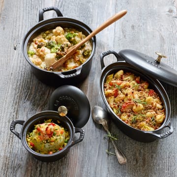 빈티지 라 코케트 원형 냄비 2.45 L - Black - STAUB | 스타우브