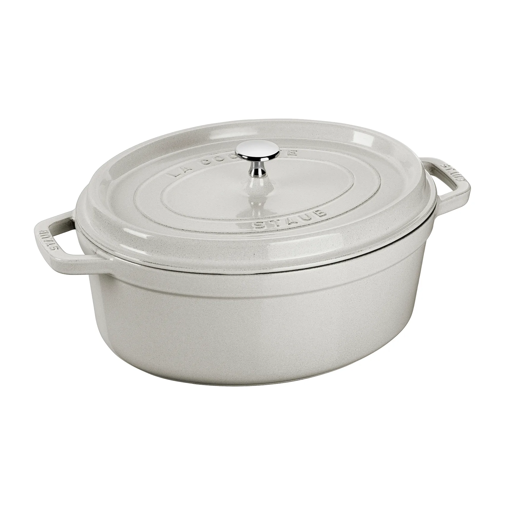 꼬꼬떼 화이트 트러플 오벌, 27cm (3.2L) STAUB | 스타우브