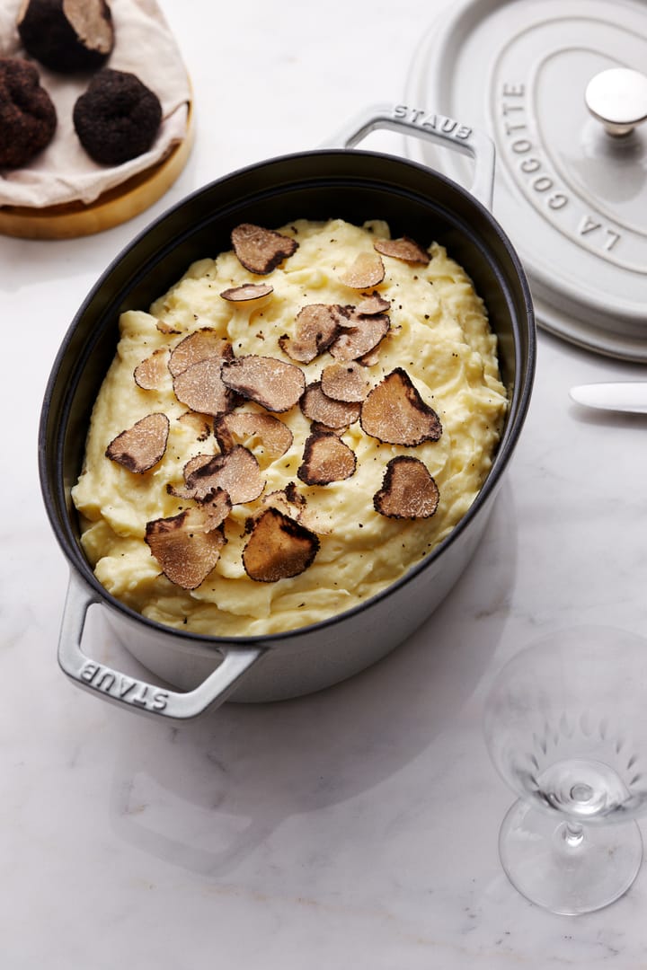 꼬꼬떼 화이트 트러플 오벌, 29cm (4.2L) STAUB | 스타우브