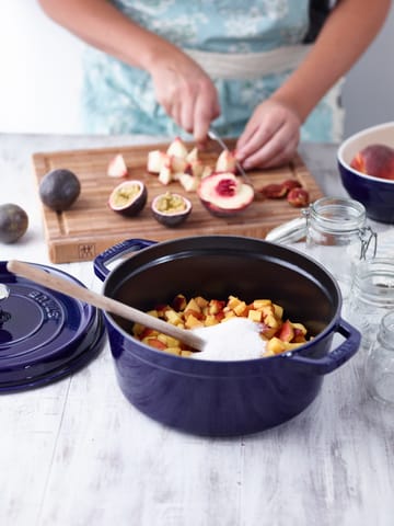 꼬꼬떼 원형 냄비, 3겹 에나멜 3.8 l - dark blue, 24cm - STAUB | 스타우브