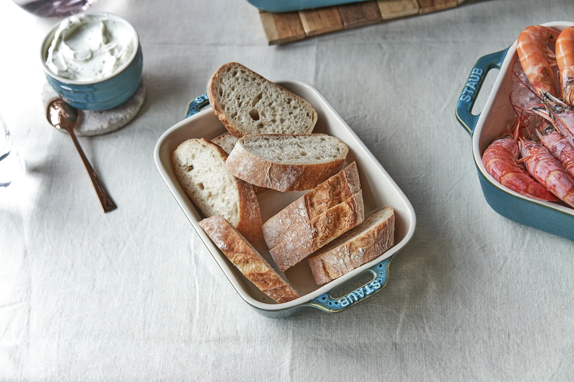 오븐 접시 3개 세트, Antique turquoise STAUB | 스타우브