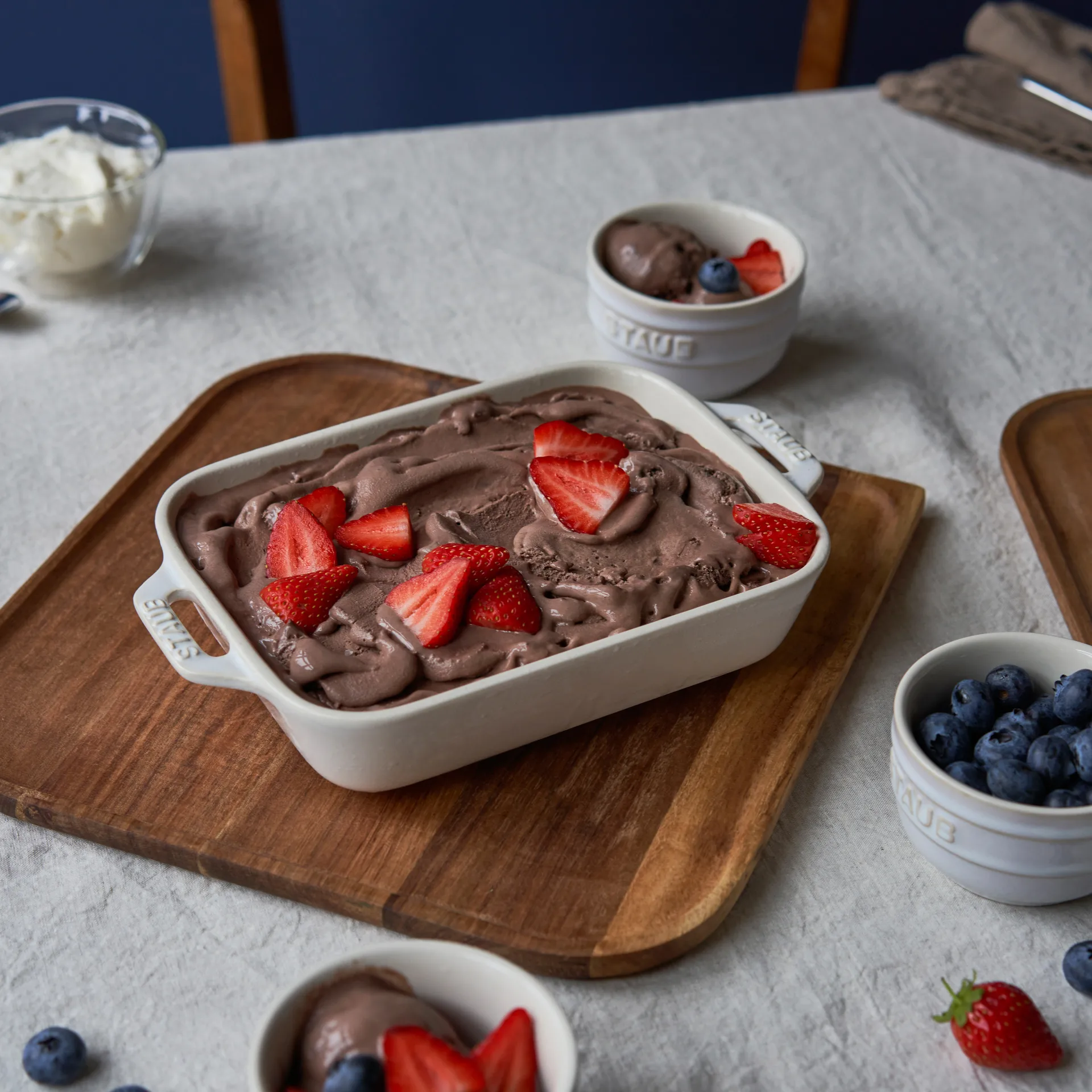 오븐 접시 3개 세트, Ivory white STAUB | 스타우브