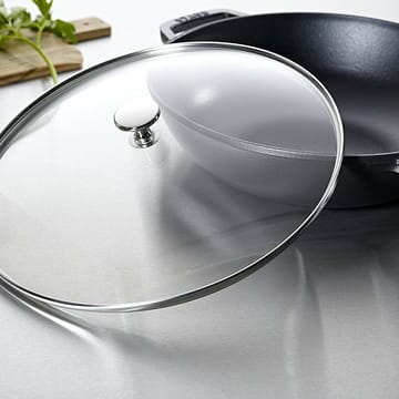 웍과 전용 유리 뚜껑 세트30 cm 4.4 L - grey - STAUB | 스타우브