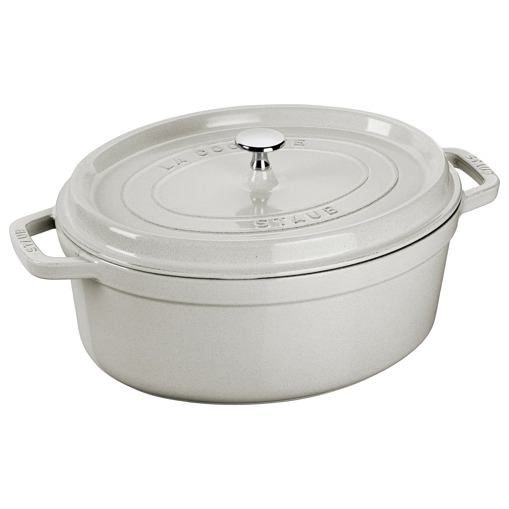 꼬꼬떼 화이트 트러플 오벌, 31cm (5.5L) STAUB | 스타우브