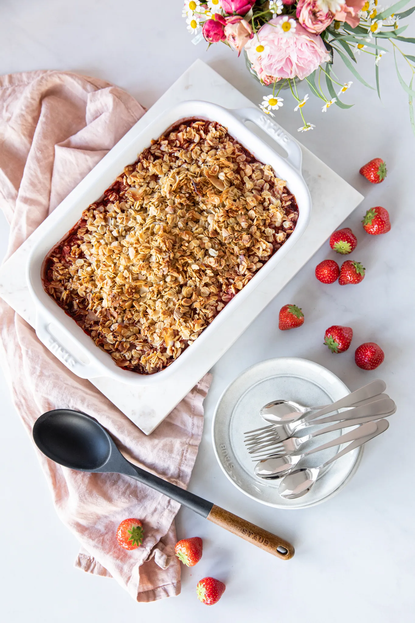 직사각 오븐 베이킹접시 34 x 24 cm, white STAUB | 스타우브