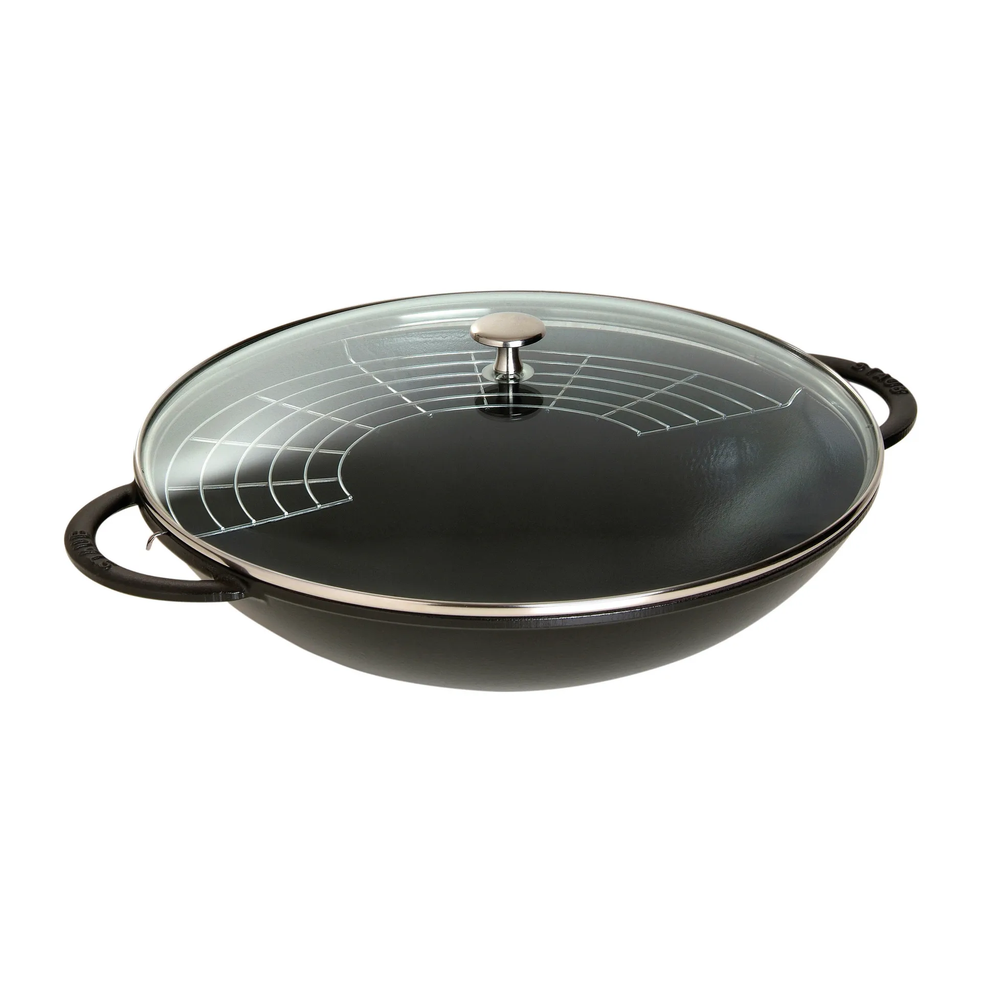 웍과 전용 유리 뚜껑 세트 Ø37 cm 5.7 L, Black STAUB | 스타우브