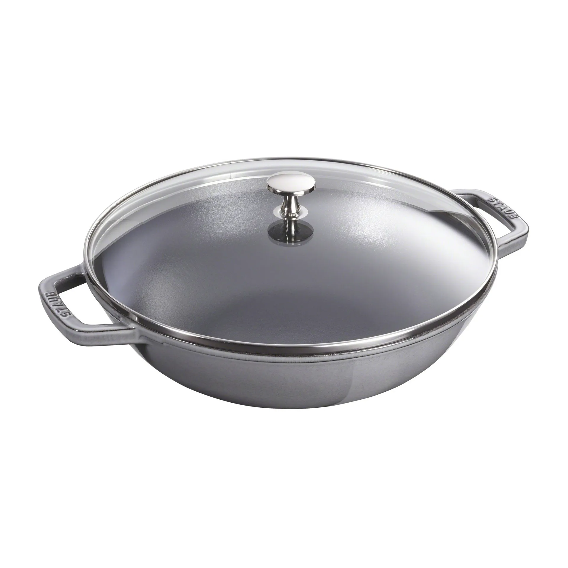 웍과 전용 유리 뚜껑 세트 Ø37 cm 5.7 L, grey STAUB | 스타우브