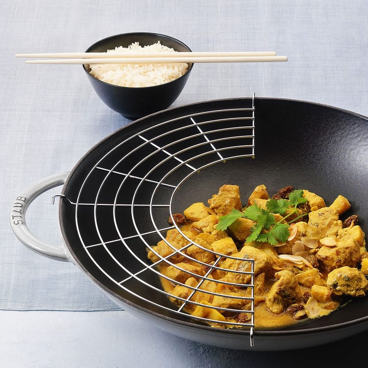 웍과 전용 유리 뚜껑 세트 Ø37 cm 5.7 L, grey STAUB | 스타우브
