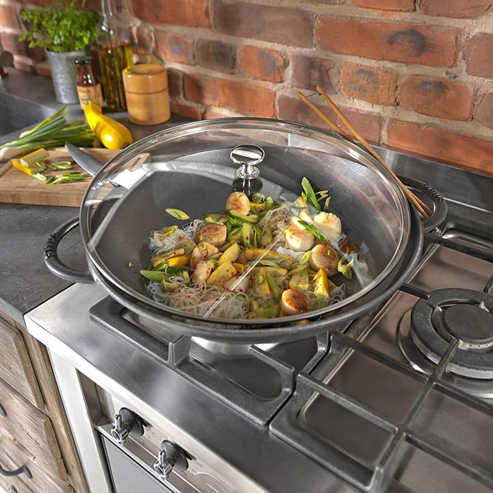 웍과 전용 유리 뚜껑 세트 Ø37 cm 5.7 L, grey STAUB | 스타우브