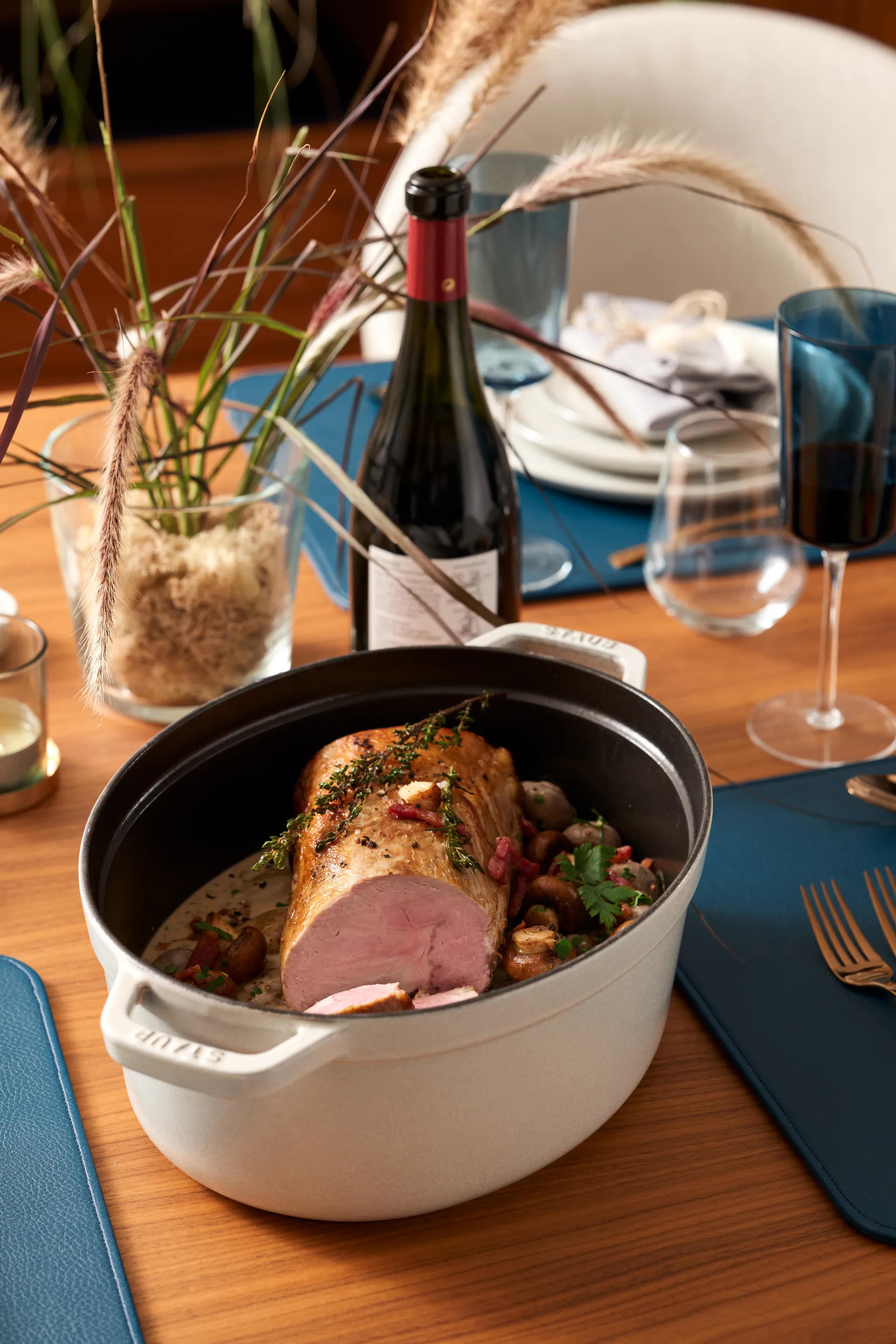 꼬꼬떼 화이트 트러플 오벌, 37cm (8L) STAUB | 스타우브