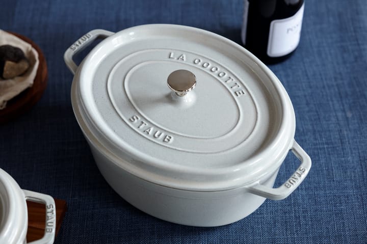 꼬꼬떼 화이트 트러플 오벌, 37cm (8L) STAUB | 스타우브