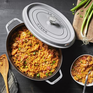 꼬꼬떼 오벌 냄비 4.2 l - gray, 29cm - STAUB | 스타우브