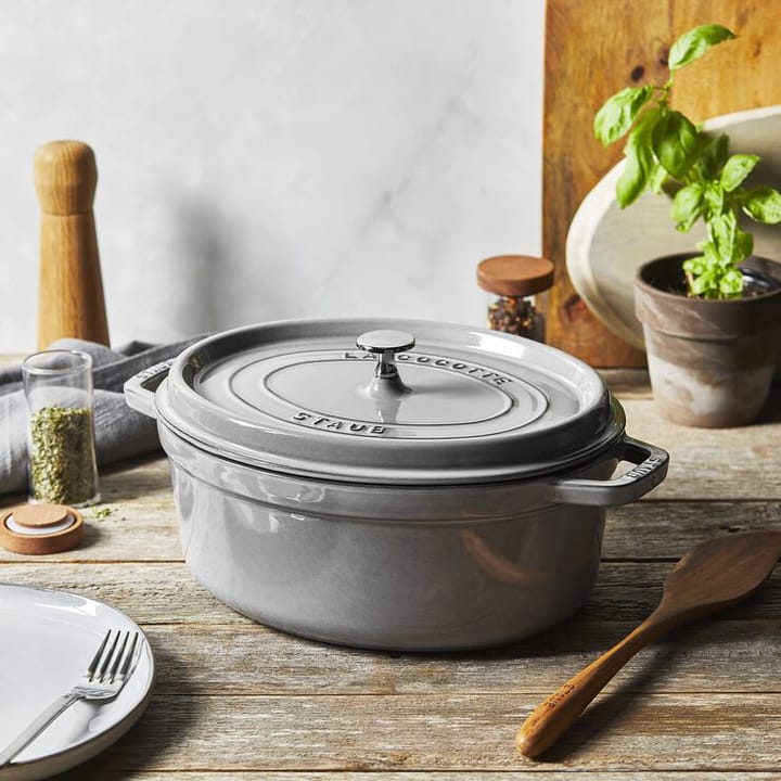 꼬꼬떼 오벌 냄비 4.2 l, gray, 29cm STAUB | 스타우브
