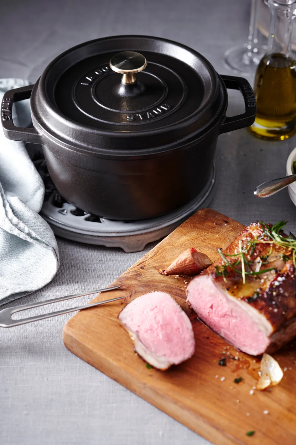 꼬꼬떼 원형 냄비 5.2 l, black, 26cm STAUB | 스타우브