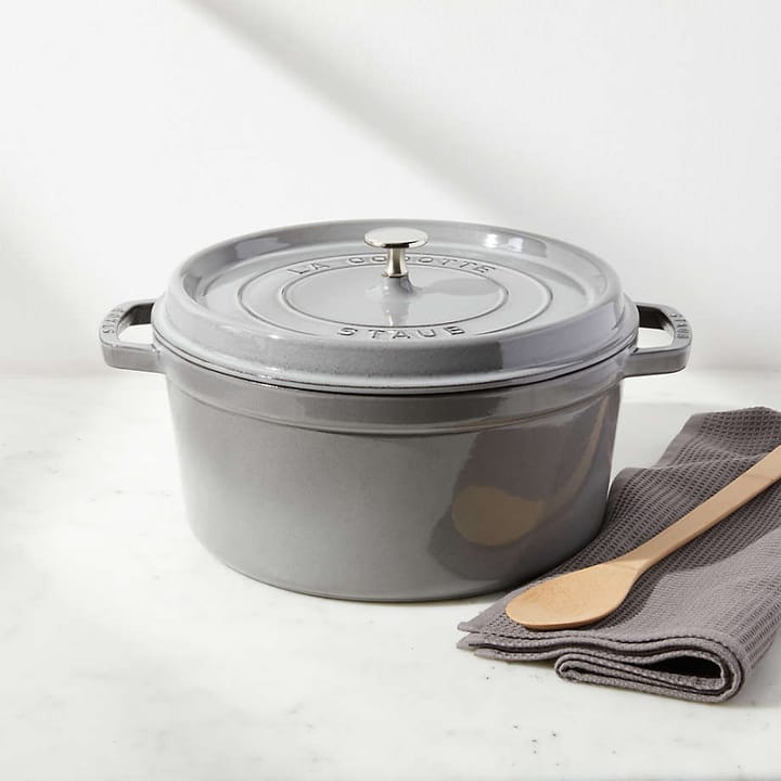 꼬꼬떼 원형 냄비 5.2 l, gray, 26cm STAUB | 스타우브